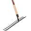 Talen Tools Tuinhark – 16 gesmede tanden – 160 cm essenhouten steel
