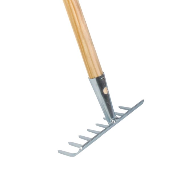 Talen Tools Tuinhark – 8 verzinkte tanden – 160 cm essenhouten steel