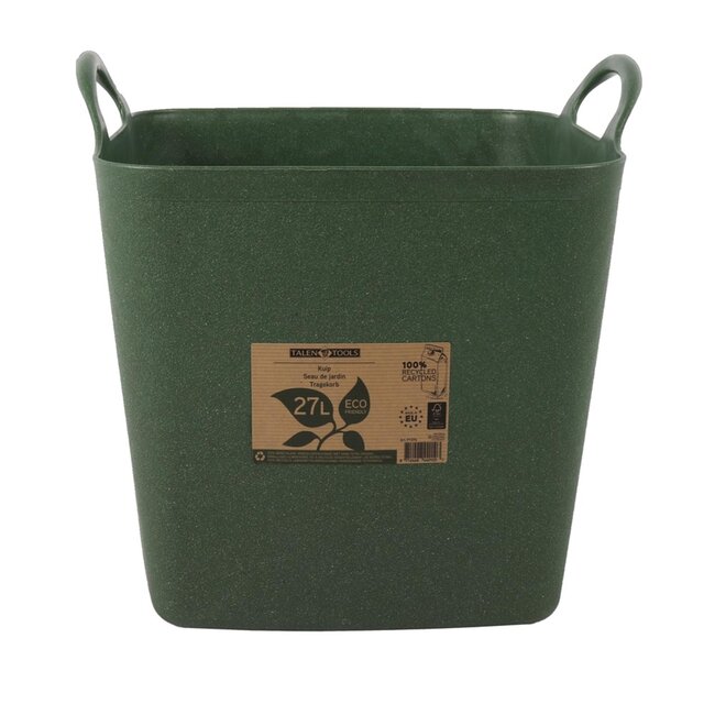 Talen Tools ECO Friendly Kuip – Groen - 27 liter – Duurzaam & flexibel
