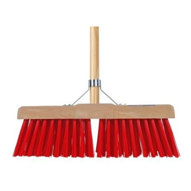 Talen Tools Stadsbezem – Nylon haren – 45 cm – Houten Steel 160 cm