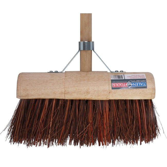 Talen Tools Sherbro Bezem – Halfrond – 30 cm – Houten Steel 140 cm