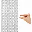 Benson Transparante Siliconendruppels – Zelfklevende Stootdoppen – Ø 10 x 3.0 mm – 50 stuks