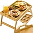 Ruhhy Multifunctionele Ontbijttafel - Hout en Metaal - 60x40x25 cm