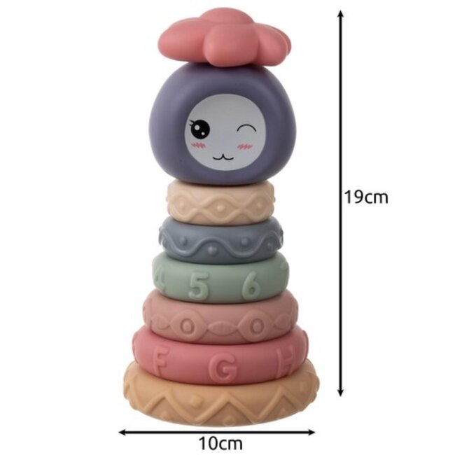 Kruzzel Zachte Sensorische Blokken - 8 stuks - Educatief Speelgoed voor Baby's