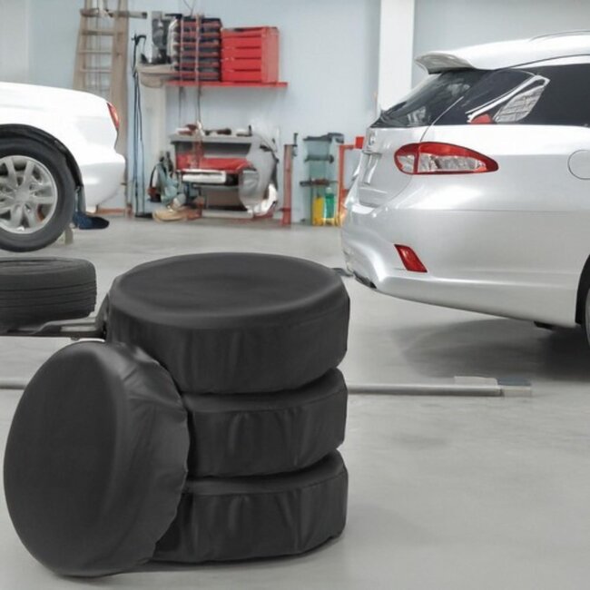 Xtrobb Wielhoezen Set van 4 - Sterk Materiaal - Universele Pasvorm - Geschikt voor 17-20 Inch Wielen