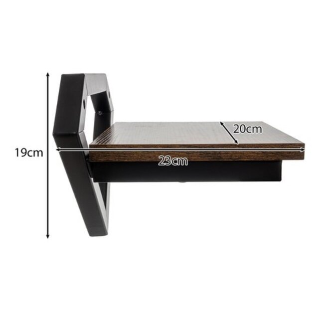 Ruhhy Hangende Wandplank - Moderne Zwevende Plank voor Elk Interieur