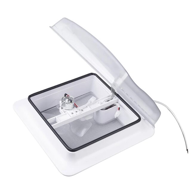 ProPlus Dakluik 280 x 280 mm – Transparant, Zonder Ventilatie & Met Ventilator