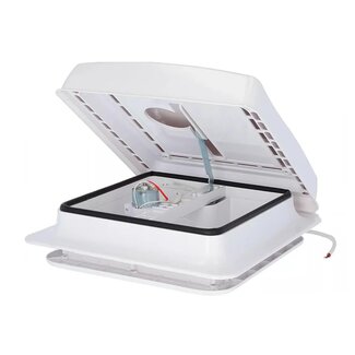 ProPlus Dakluik 280 x 280 mm – Wit, Met Ventilator & Zonder Permanente Ventilatie