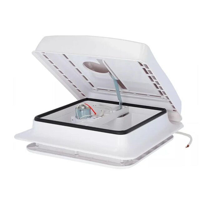 ProPlus Dakluik 280 x 280 mm – Wit, Met Ventilator & Zonder Permanente Ventilatie