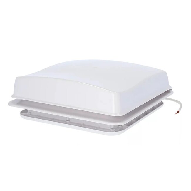 ProPlus Dakluik 280 x 280 mm – Wit, Met Ventilator & Zonder Permanente Ventilatie