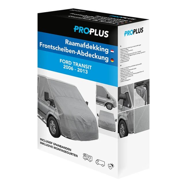 ProPlus Raamafdekking Ford Transit 2006-2013 – Isolerend & UV-bescherming