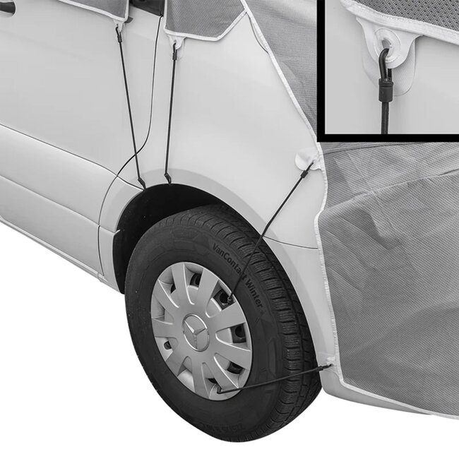 ProPlus Raamafdekking Mercedes Sprinter vanaf 2018 – Isolerend & UV-bescherming