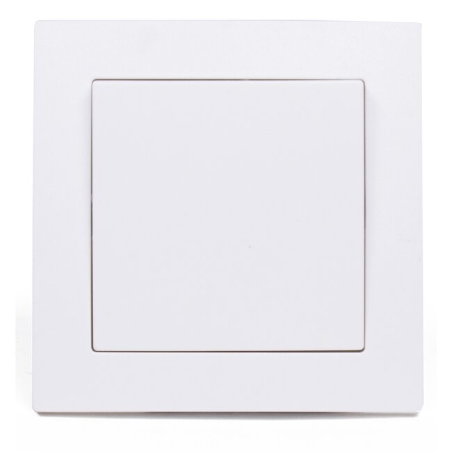 Benson Enkele inbouwschakelaar - wit - modern design - 250V/10A