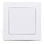 Benson Enkele inbouwschakelaar - wit - modern design - 250V/10A