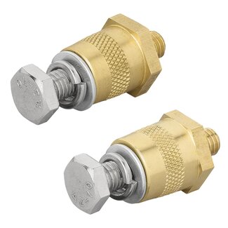 ProPlus Accupool Set M8 – Sterke Messing Accupolen met Schroef en Ring ProPlus Accupool Set M8 – Sterke Messing Accupolen met Schroef en Ring