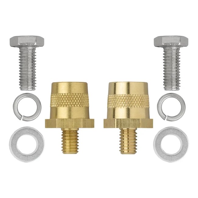 ProPlus Accupool Set M8 – Sterke Messing Accupolen met Schroef en Ring