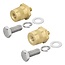 ProPlus Accupool Set M6 – Sterke Messing Accupolen met Schroef en Ring