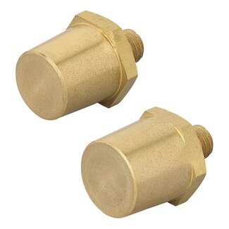 ProPlus Schroefbare Accupolen – Messing M8 Set (Plus en Min)