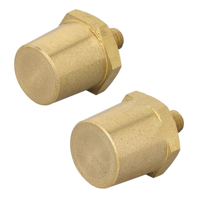 ProPlus Schroefbare Accupolen – Messing M6 Set (Plus en Min)