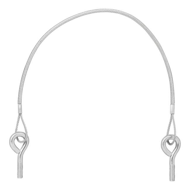 ProPlus Achterklepkabel 45 cm – met 2x M8 Schroefogen