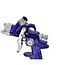 GEKO HVLP verfspuit - 0,8 mm nozzle - 125 ml reservoir - aluminium behuizing