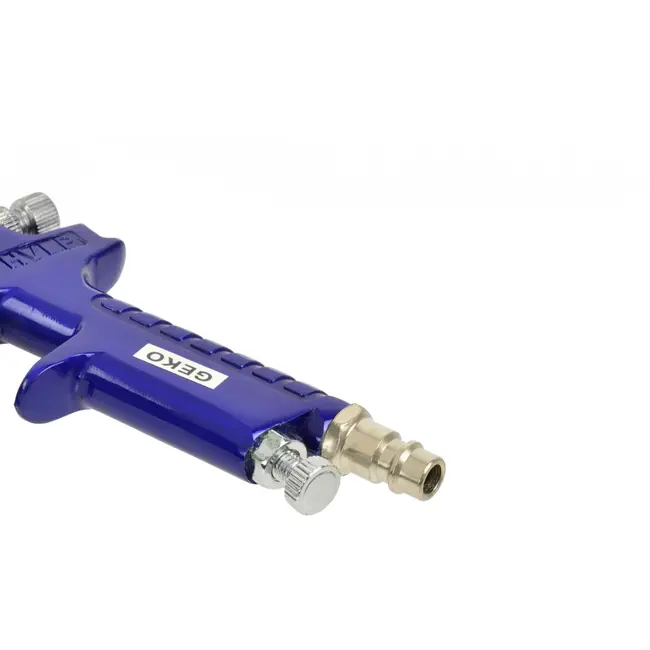 GEKO HVLP verfspuit - 0,8 mm nozzle - 125 ml reservoir - aluminium behuizing