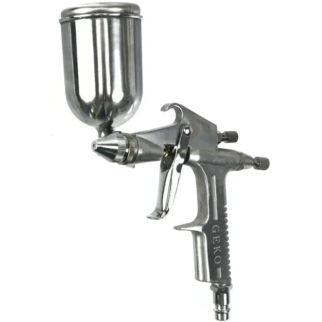 GEKO Mini spuitpistool - HVLP - 200 ml - Compact - Aluminium behuizing