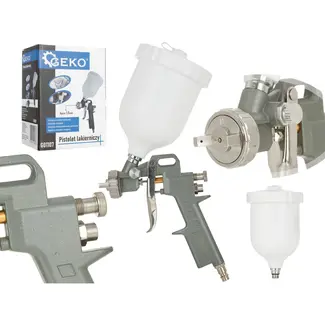 GEKO HVLP verfspuit - aluminium tank - 500 ml - 1,5 mm nozzle
