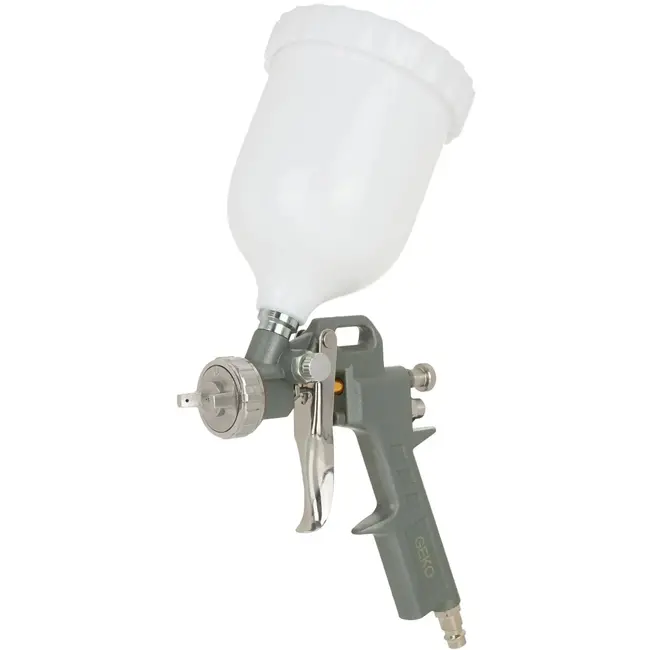 GEKO HVLP verfspuit - aluminium tank - 500 ml - 1,5 mm nozzle