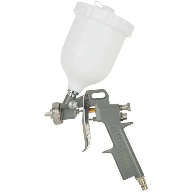 GEKO HVLP verfspuit - aluminium tank - 500 ml - 1,5 mm nozzle