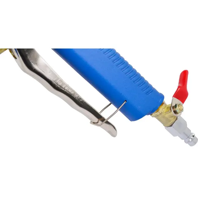 GEKO Air hopper spuitpistool - verstelbare trekker - aluminium tank - 4500 ml - 3 nozzles