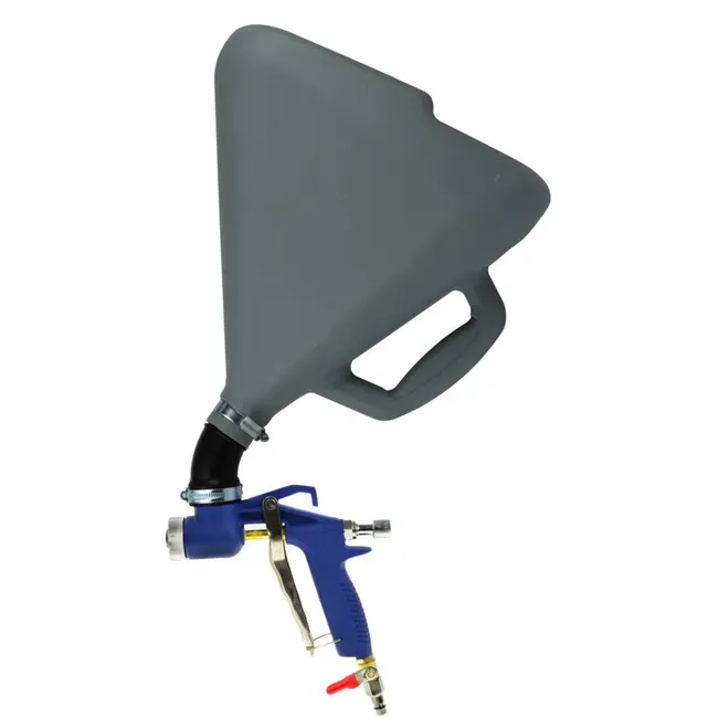 GEKO Luchtspuitpistool - Verstelbare trekker - Drie spuitmonden - 7500 ml tank - Rubberen connector