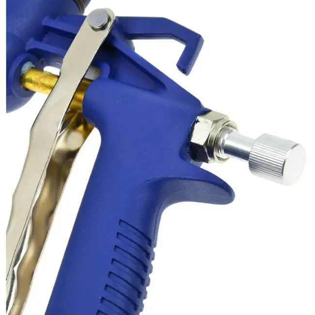 GEKO Luchtspuitpistool - Verstelbare trekker - Drie spuitmonden - 7500 ml tank - Rubberen connector