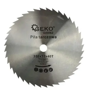 GEKO Zaagblad voor hout - 350 mm - 40 tanden - Geschikt voor OSB en MDF