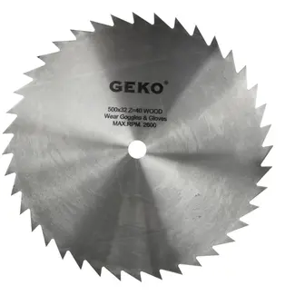 GEKO Cirkelzaagblad - 500 mm - 40 Tanden - Voor Hout en Kunststoffen