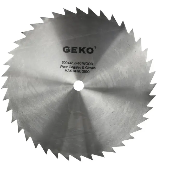 GEKO Cirkelzaagblad - 500 mm - 40 Tanden - Voor Hout en Kunststoffen