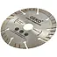 GEKO Diamantschijf - Segmented Turbo - Laser Gelast - 125 mm - Grijs