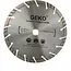 GEKO Diamantschijf - Segmented Turbo Rim - Laser Gelast - 230 mm - Grijs