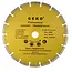 GEKO Diamantschijf - Gesegmenteerde Rand - 230 mm - Voor Steen en Beton