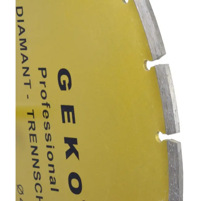 GEKO Diamantschijf - Gesegmenteerde Rand - 400 mm - Voor Steen en Beton