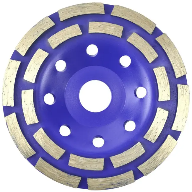 GEKO Diamantschijf - Dubbele Rij - 125 mm - Voor Beton en Metselwerk