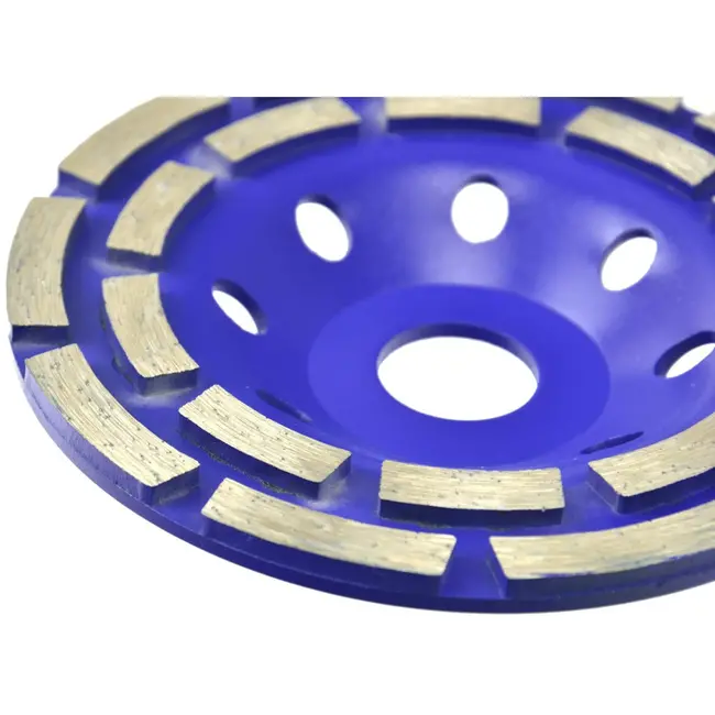 GEKO Diamantschijf - Dubbele Rij - 125 mm - Voor Beton en Metselwerk