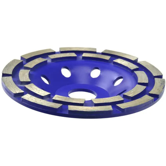 GEKO Diamantschijf - Dubbele Rij - 125 mm - Voor Beton en Metselwerk