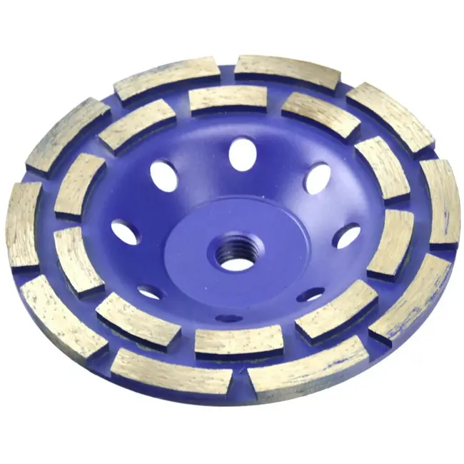 GEKO Diamantschijf - Dubbele Rij - 125 mm - M14 - Voor Beton en Metselwerk