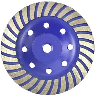GEKO Diamantschijf - Turbo Rand - Snelle Stofverwijdering - 125 mm - 5 mm Segment