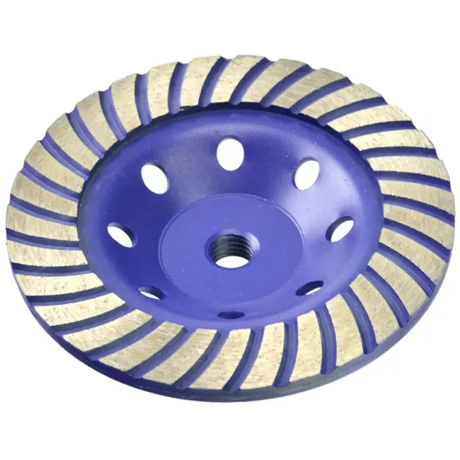 GEKO Diamantschijf - Turbo Rand - Snelle Stofverwijdering - 125 mm - 5 mm Segment