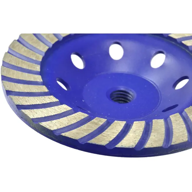 GEKO Diamantschijf - Turbo Rand - Snelle Stofverwijdering - 125 mm - 5 mm Segment