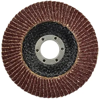 GEKO Aluminiumoxide lamellenschijf - 115 mm - korrel 36 - voor slijpen en afwerken - 10 stuks