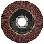GEKO Aluminiumoxide lamellenschijf - 115 mm - korrel 36 - voor slijpen en afwerken - 10 stuks