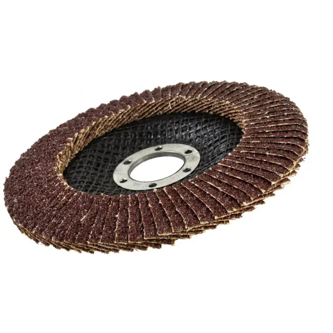 GEKO Aluminiumoxide lamellenschijf - 125 mm - Korrel 36 - Voor staal en hout - 10 stuks